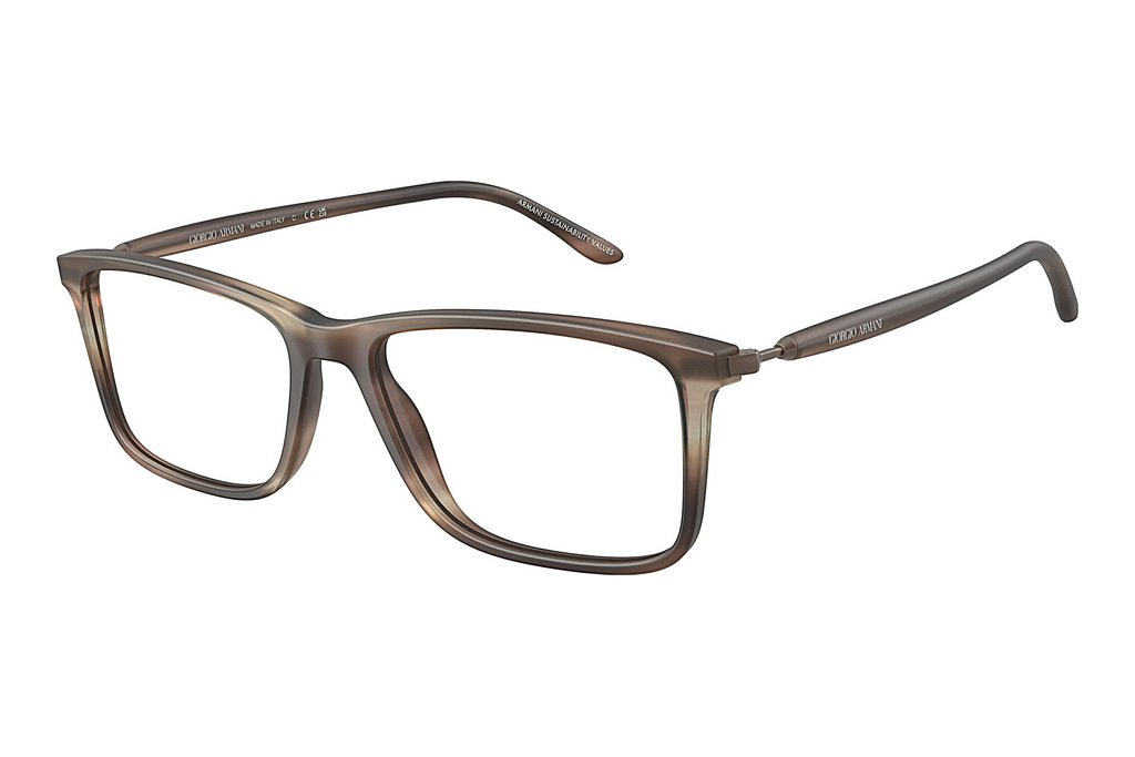 Giorgio Armani   AR7261 6167 Matte Stripped Brown