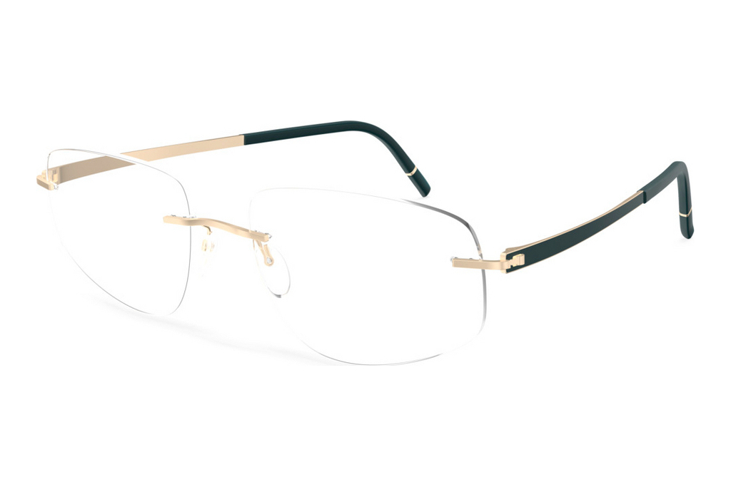 Silhouette   5529-MN 5541 Teal / Brass