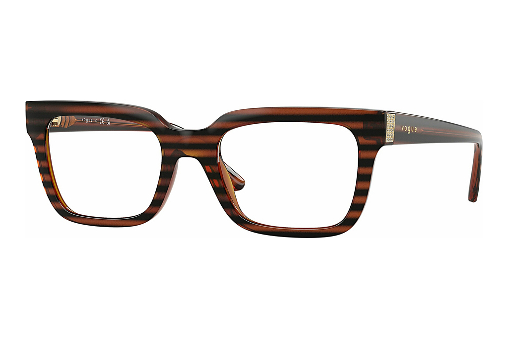 Vogue Eyewear   VO5611B 2571 Striped Brown Havana