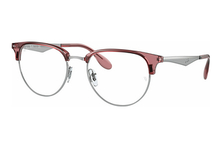 Ray-Ban RX6396 3131 Transparent Red On Silver