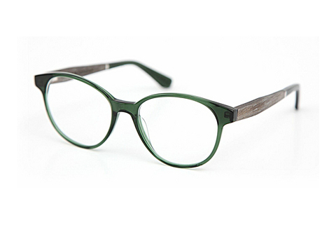 Bril Wood Fellas Haldenwang (10972 grey oak/crystal green)