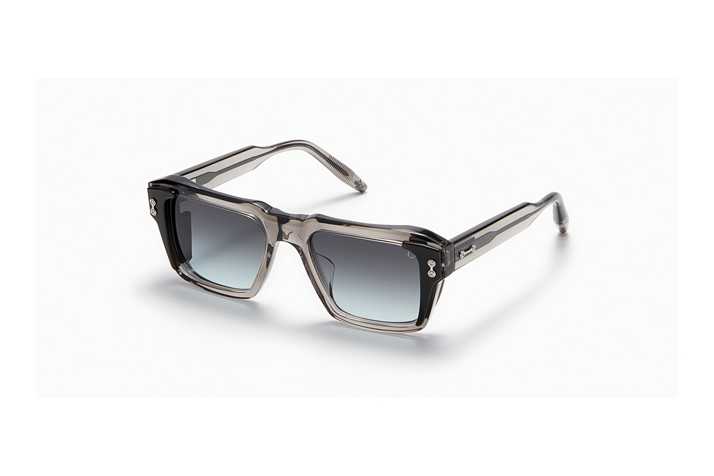 Akoni Eyewear   AKS-105 B Dark Grey Gradient - ARDark Grey Crystal - Grey Crystal side shield