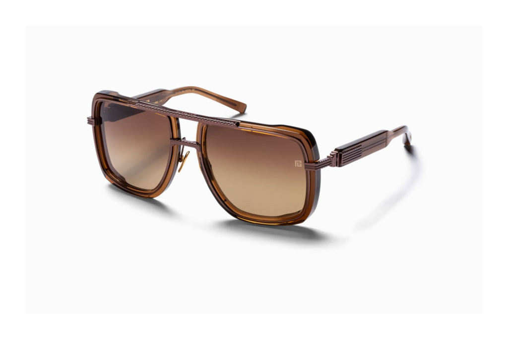 Balmain Paris   BPS-160 C Dark Brown - ARCrystal Brown - Brown Metal