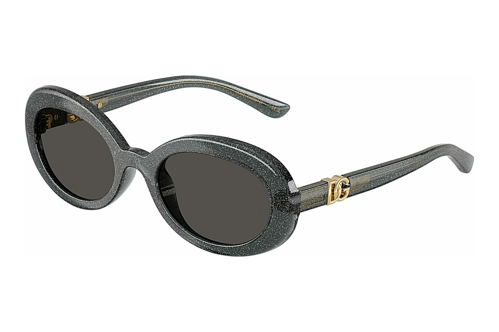 Dolce & Gabbana   DX6007U 324187 Dark GreyGlitter Black