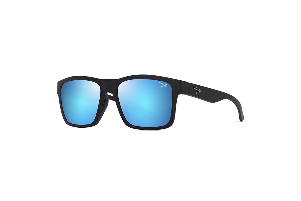 Maui Jim   The Flats B897-02B Blue HawaiiMatte Black/Blue