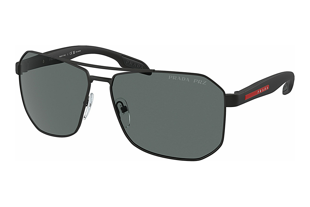 Prada Linea Rossa   PS 51VS DG05Z1 Polarized GreyBlack Rubber