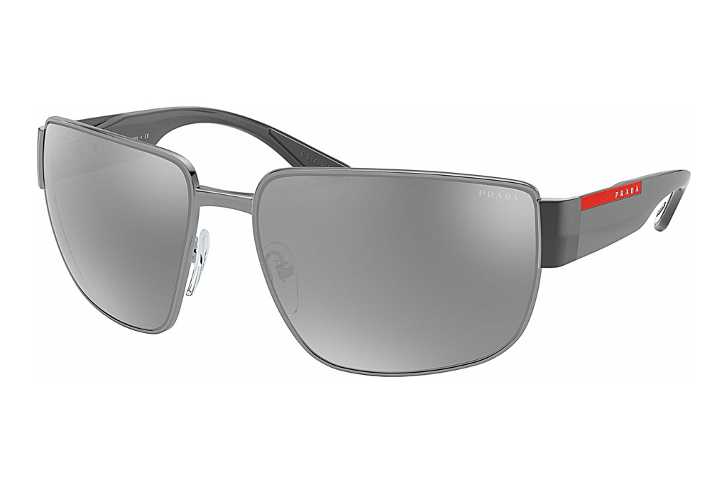 Prada Linea Rossa   PS 56VS 5AV09F Light Grey Mirror SilverGunmetal