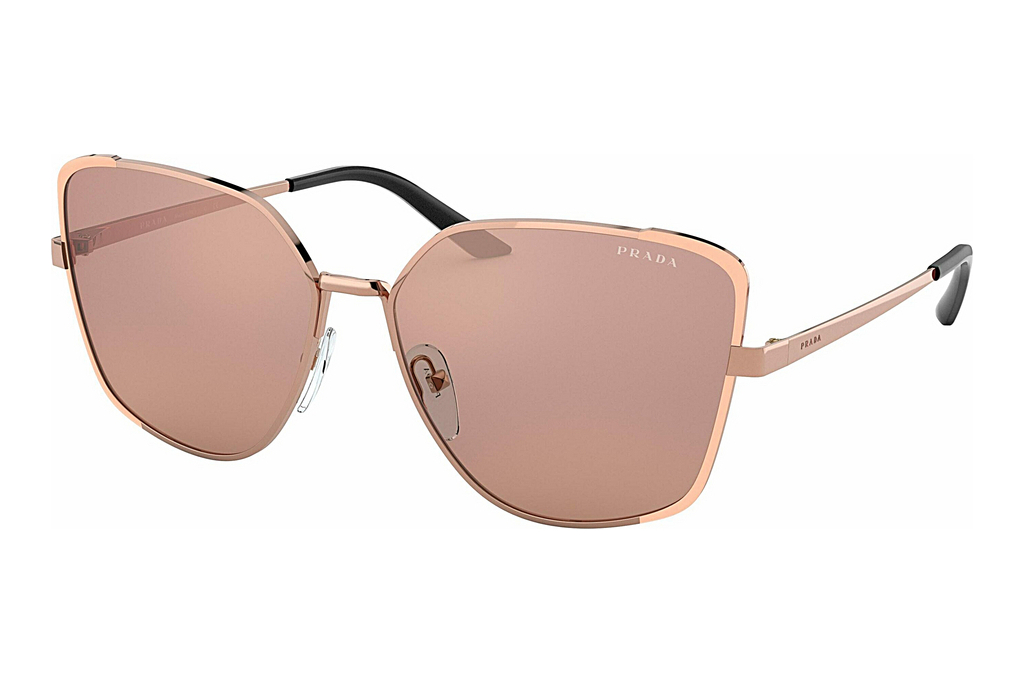 Prada   PR 60XS 08E03C Light Brown Mirror Flash GoldPink Gold/Matte Pink Gold