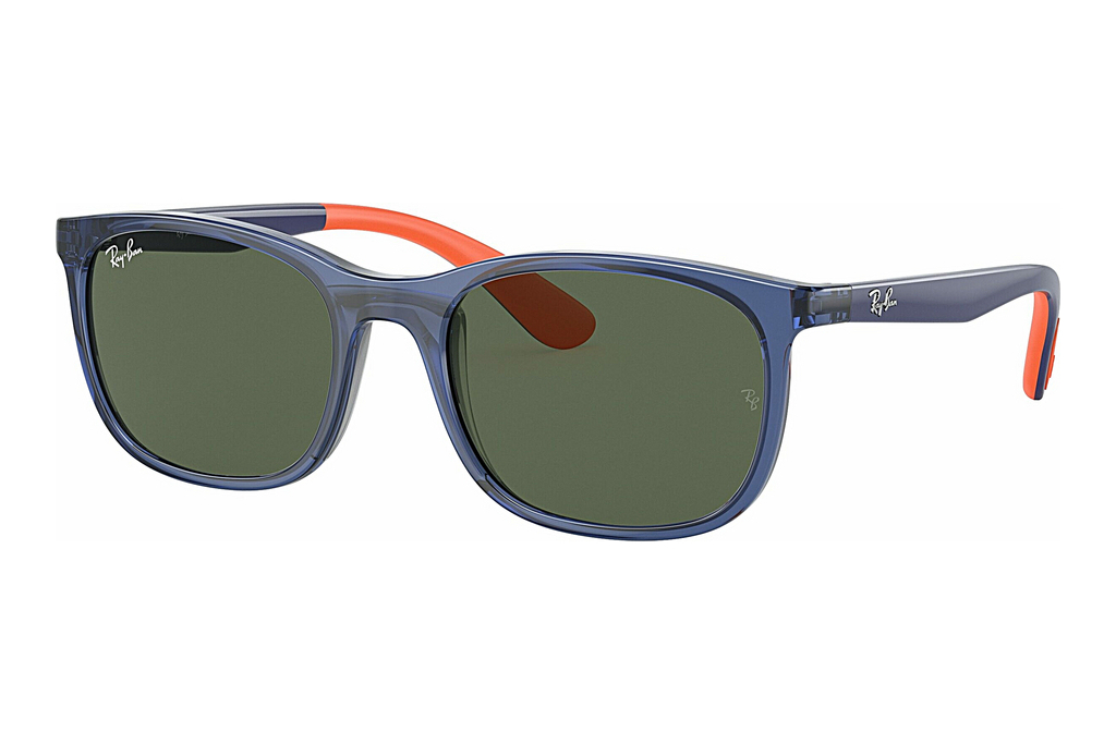 Ray-Ban Kids   RJ9076S 712471 GreenBlue On Orange