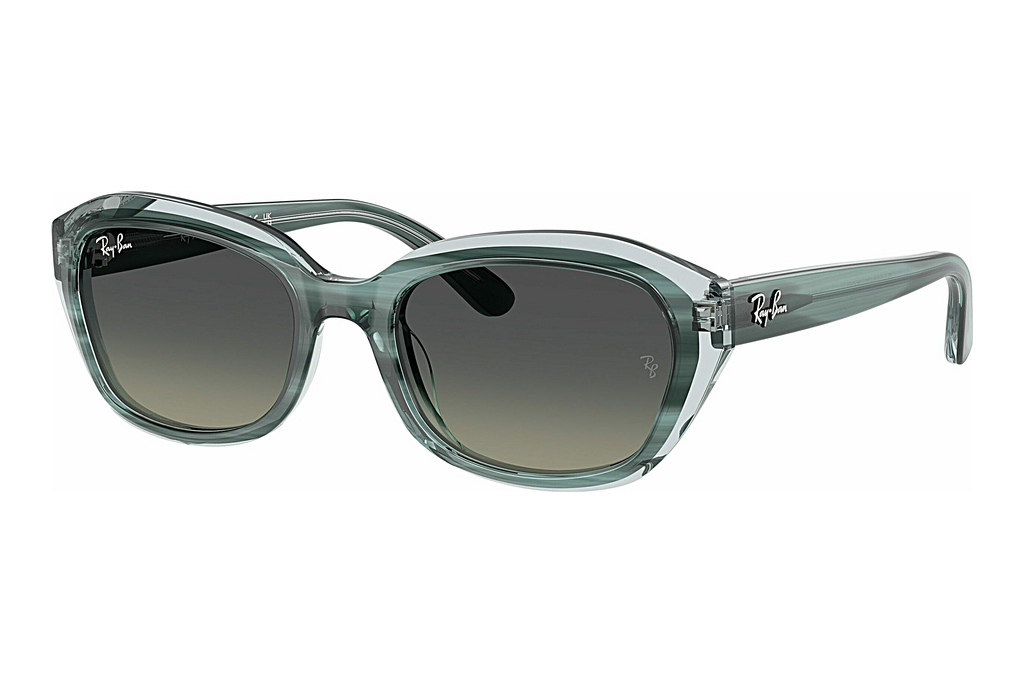 Ray-Ban Kids   RJ9081S 717511 Gradient GreyStriped Green On Transparent Green