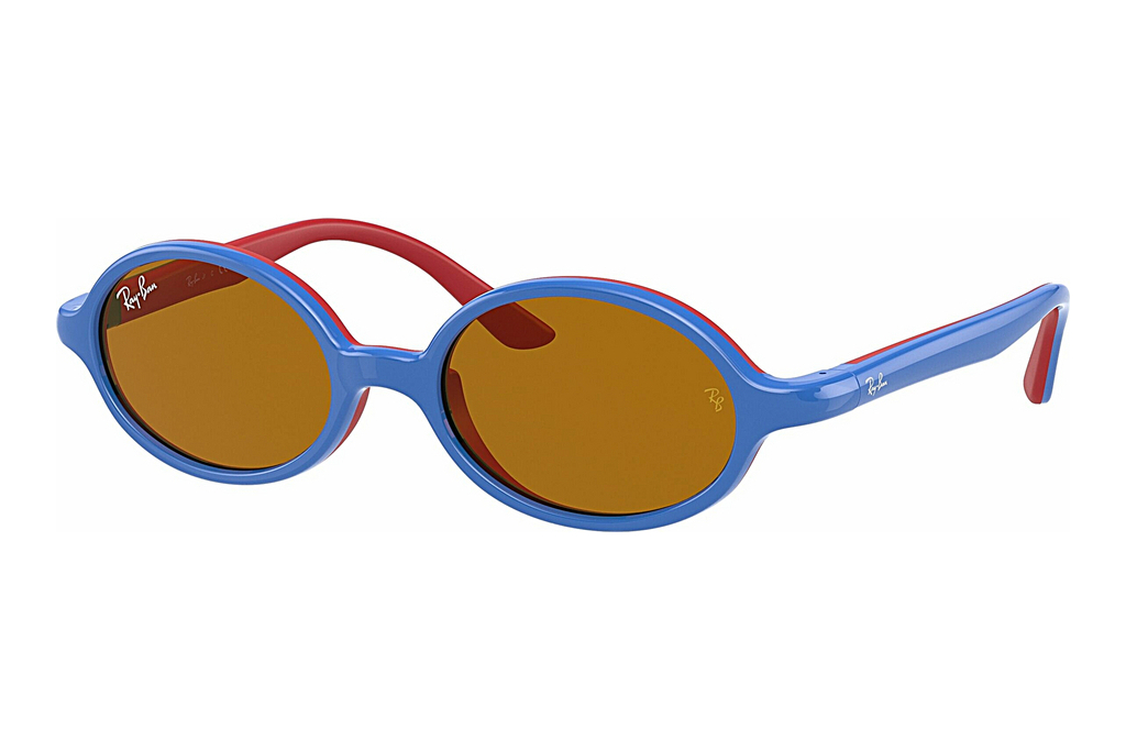 Ray-Ban Kids   RJ9145S 7084/3 BrownBlue On Red