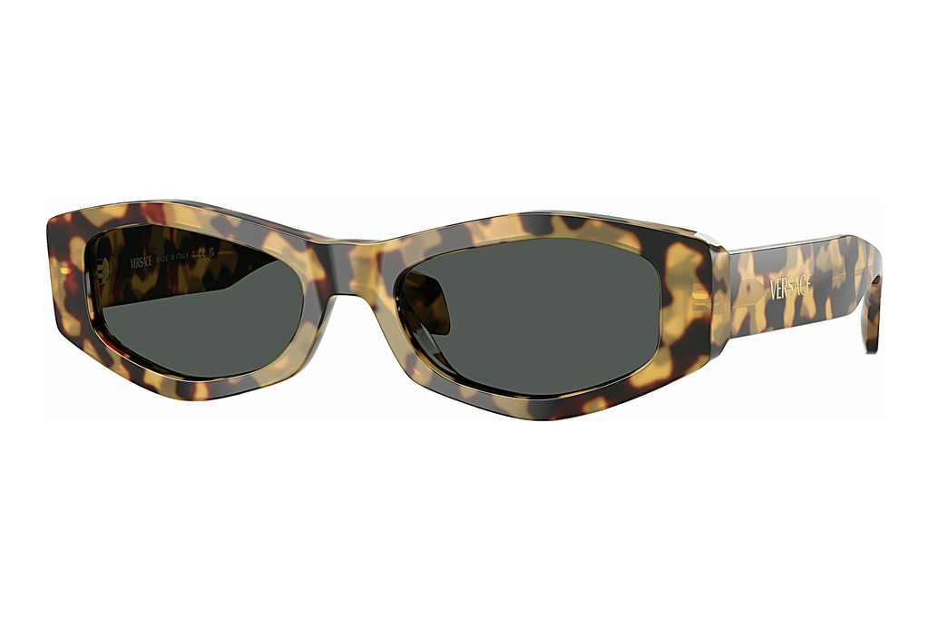 Versace   VE4487 777/87 Dark GreyBrown Yellow Havana