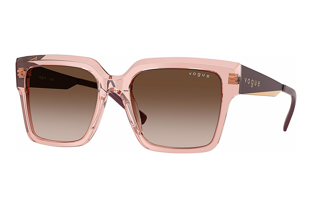 Vogue Eyewear   VO5553S 286413 Brown GradientTransparent Dark Pink