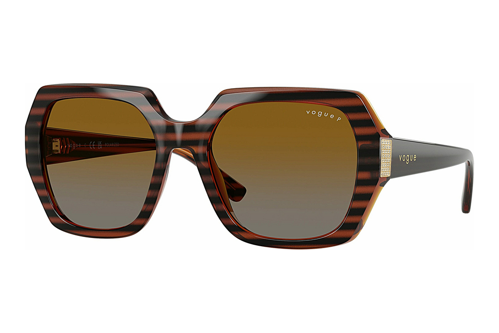 Vogue Eyewear   VO5612SB 2571T5 Gradient Brown PolarStriped Brown Havana