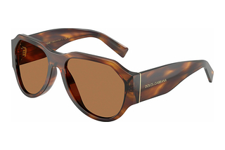 Dolce & Gabbana DG4504 306373 BronzeStriped Brown