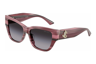 Jimmy Choo JC5039BU 50648G Gradient GrayStriped Cranberry