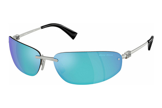 Miu Miu MU A50S 1BC10K Light Green Mirror BlueSilver