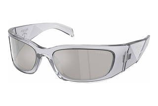 Prada PR A19S 12R2B0 Light Grey Mirror SilverTransparent Grey