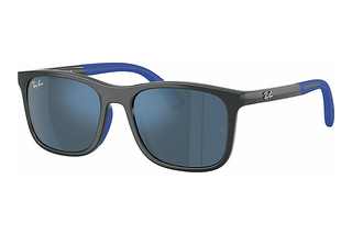 Ray-Ban Kids RJ9084S 715155 Dark Blue Mirror BlueGrey On Rubber Blue