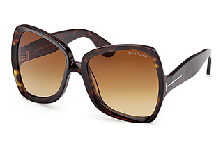 Tom Ford FT1222 52F braun verlaufendDunkel Havanna